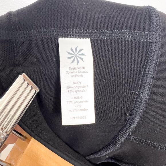 Athleta Navy Black High Traverse Tight Size Small - Picture 9 of 9